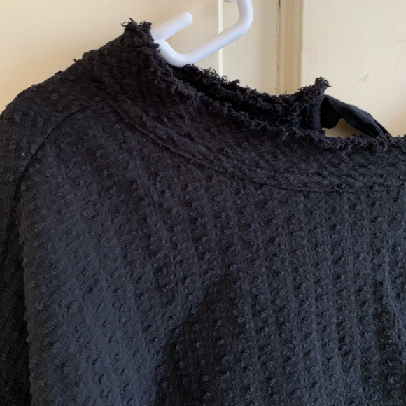 FREE PEOPLE Walking in Hueco black long sleeve top - Picture 10 of 15